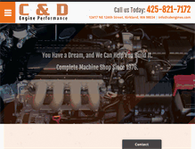 Tablet Screenshot of cdengines.com
